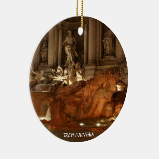 Trevi Fountain Rome Ornament (Rechts)