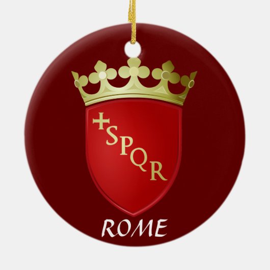 Trevi Fountain Rome Ornament (Achterkant)