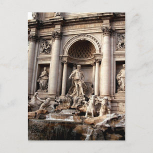 Trevi Fountain Rome Travel Photography Briefkaart