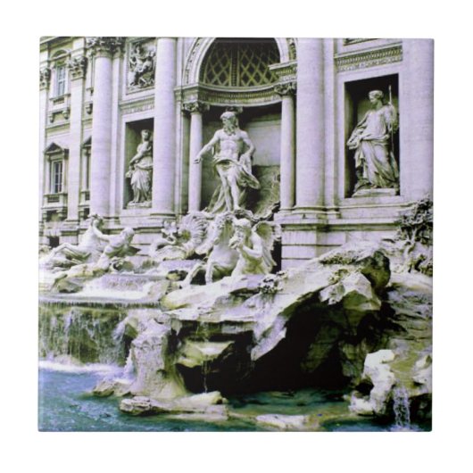 Trevi Fountain Tegeltje (Voorkant)