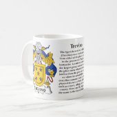 Trevino, l'origine, la signification et la tasse (Devant gauche)