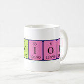 Trévion nom de table périodique mug (Devant droit)
