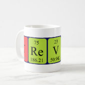 Trevon nom de table périodique tasse (Devant gauche)