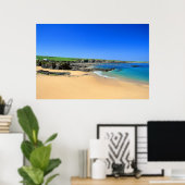 Trevone Bay Poster (Thuiskantoor)