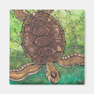 Trevor the Turtle Magnet Magneet