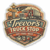 Trevor's Truck Stop Sticker (Voorkant)
