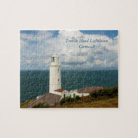 Trevose Head Lighthouse Cornwall England Legpuzzel (Horizontaal)