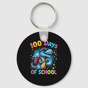 Trex 100 dagen slimmer 100ste schooldag 100 dagen sleutelhanger