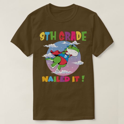 Trex 8e graad Nailed IT Afstuderen Class of 2022 T-shirt (Design voorkant)