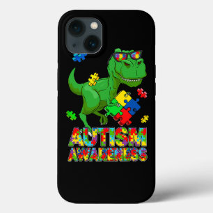Trex Autisme Awareness Maand Puzzel Dinosaurus Aut iPhone 13 Hoesje