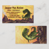 TRex Carte de visite personnalisé (Devant / Derrière)