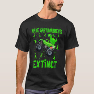 Trex Dino Monster Truck Make Gastroparesis Extinct T-shirt