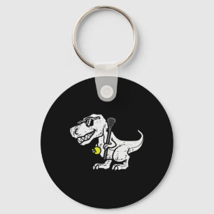 Trex Dinosaur Lacrosse Grappige Lax Speler Keeper  Sleutelhanger