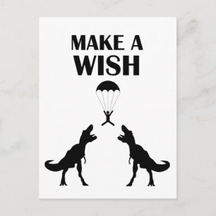 TRex Doe een Wens Briefkaart
