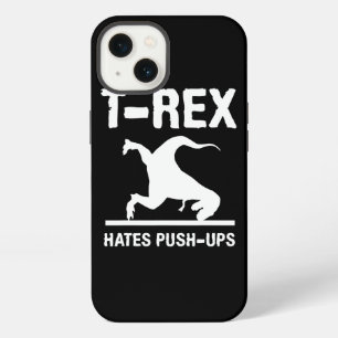 TRex Haat PushUps Grappige Dinosaur Dinosaurus Par iPhone 13 Hoesje