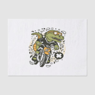 Trex Motocross Rider Tissuepapier
