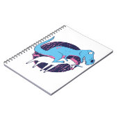 Trex Riding Unicorn Notitieboek (Linkerzijde)