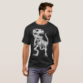 TRex Skeleton Dino bones paleontologist Fossil T-shirt (Voorkant volledig)