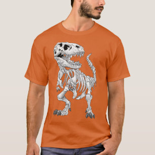 TRex Skeleton Dino botten paleontoloog Fossil T-shirt