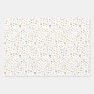 Trey Confetti Waterverf Stippen Wrapping Paper