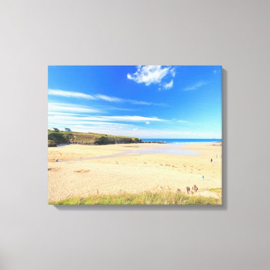 Treyarnon Bay Canvas Afdruk (Voorkant)