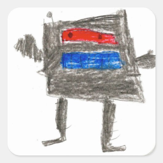 Treytin : Sticker Carré (Devant)