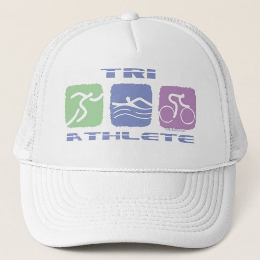 TRI ATHLETE TRUCKER PET (Voorkant)