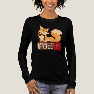 Tri-blend lange mouw : Vertrouw Me (zwart) Shirt