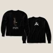 Tri-blend Long Sleeve Shirt (Motif recto et verso)