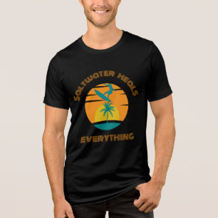 Tri-blend shirt voor surven liefhebber