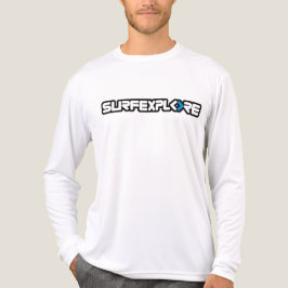 Tri-Blend T-shirt Met Lange Mouwen en Logo