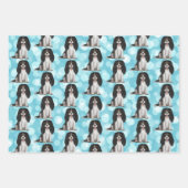 Tri Cavalier King Charles Spaniel  Inpakpapier Vel (Voorkant)