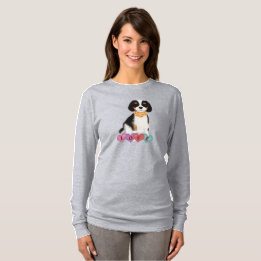 Tri Cavalier King Charles Spaniel Valentijn T-shirt
