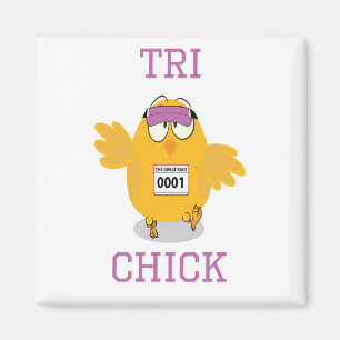 Tri Chick Magneet