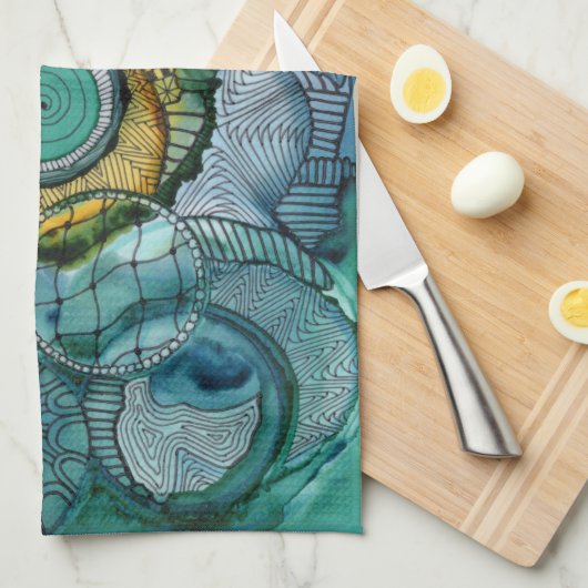 Tri Circle Kitchen Towel Theedoek (Quarter Fold)