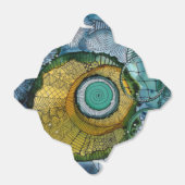 Tri Circle Takeout Favor Box Bedankdoosjes (Uitgevouwen)