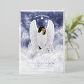 Tri Collie Angel & Cherub - Carte d'huile pour ani (Debout devant)