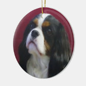Tri-Color Cavalier King Charles Ornament (Links)