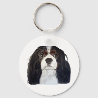 Tri Color Cavalier King Charles Spaniel 2 Sleutelhanger