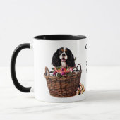 Tri Color Cavalier King Charles Spaniel Dog Mok (Links)