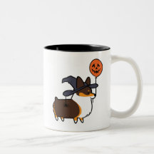Tri-Color Corgi Halloween Mok | CorgiDingen