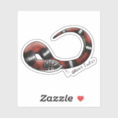 Tri-color Hognose sticker (Feuille)