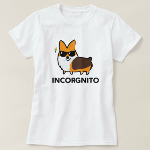 Tri-Color Incorgnito Corgi CorgiDingen T-shirt