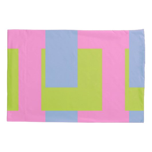 Tri Color Pillowcase Kussensloop (Achterkant-Links)