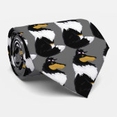 Tri-color Rough Collie Cartoon Stropdas (Opgerold)