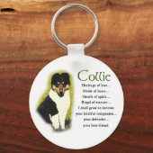 Tri Color Rough Collie Gifts Sleutelhanger (Voorkant)
