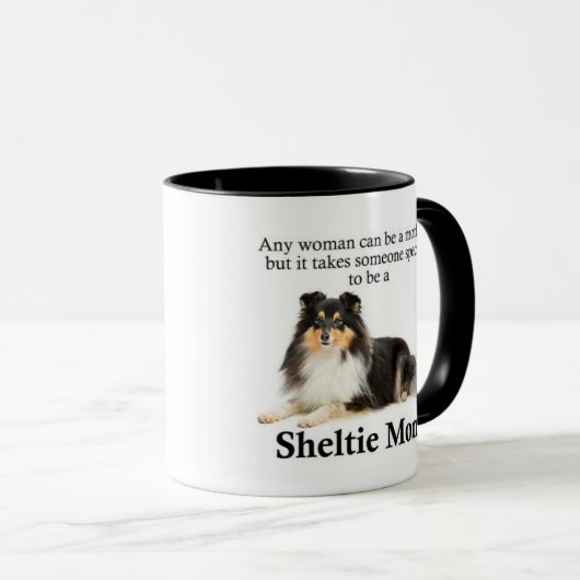 Tri-Color Sheltie Mam Mok (Voorkant rechts)