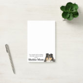 Tri-Color Sheltie Mam Post-It Notes (Kantoor)