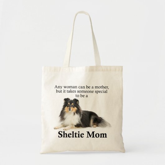 Tri-Color Sheltie Mam Tas (Voorkant)