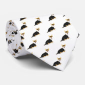 Tri Corgi Stropdas (Opgerold)